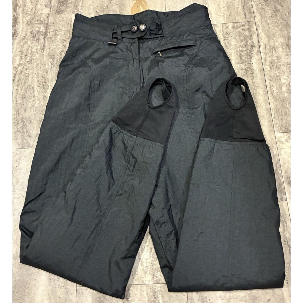 Cornice Youth L Black Insulated Snow Ski  Waterproof Snowboard Stirrup Pants
